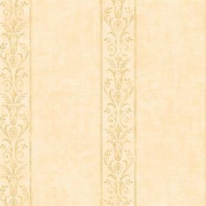 Seabrook Designs OF30408 Olde Francais Gold Dijon Stripe Wallpaper